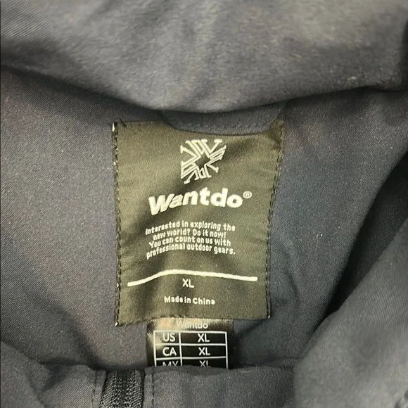 Wantdo Men’s Navy Puffer Jacket | XL | Warm & Durable Cold Weather Outerwear - Picture 2 of 12